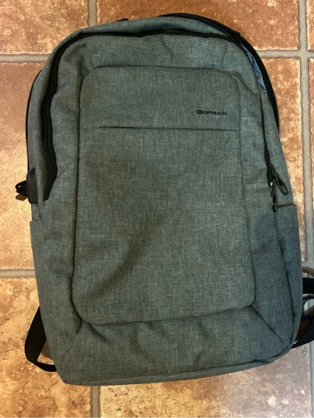 Kopack Grey Men's Laptop Backpack